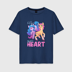 Женская футболка оверсайз My Little Pony Follow your heart