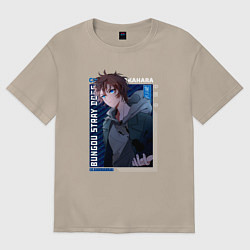 Женская футболка оверсайз Чуя Накахара Chuuya Nakahara , Великий из бродячих