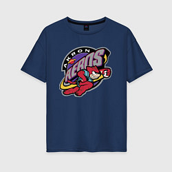 Женская футболка оверсайз Akron Aeros - baseball team