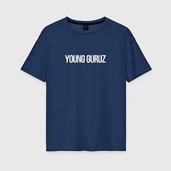 Женская футболка оверсайз YOUNG GURUZ