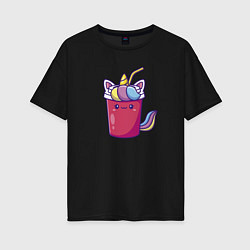 Женская футболка оверсайз Cool cocktail