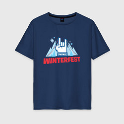 Женская футболка оверсайз Winterfest