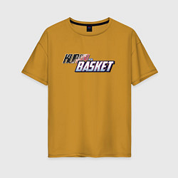 Женская футболка оверсайз KUROKO BASKETBALL LOGO, КУРОКО