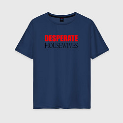 Женская футболка оверсайз Отчаянные домохозяйки Logo 2