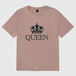 Женская футболка оверсайз QUEEN ПАРНЫЕ Королева