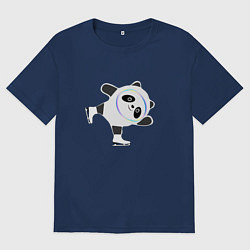 Женская футболка оверсайз Китайское фигурное катание