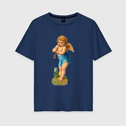 Женская футболка оверсайз Маленький ангелочек