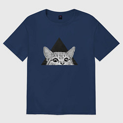 Женская футболка оверсайз Космокот 0004