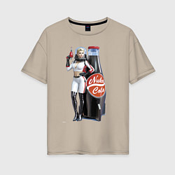 Женская футболка оверсайз Nuka Cola Fallout Hero