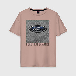 Женская футболка оверсайз Ford Performance