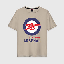 Женская футболка оверсайз Arsenal The Gunners