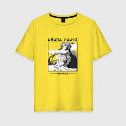 Женская футболка оверсайз Мастера меча онлайн, Юки Асуна