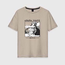 Женская футболка оверсайз Мастера меча онлайн, Юки Асуна