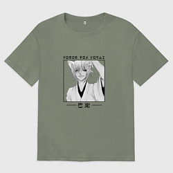 Женская футболка оверсайз Kamisama Hajimemashita, Томоэ лис ёкай