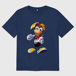 Футболка оверсайз женская Rayman 3D Legends, цвет: тёмно-синий