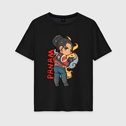 Женская футболка оверсайз Panam Панам Cyberpunk 2077