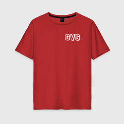 Женская футболка оверсайз GVS NEW