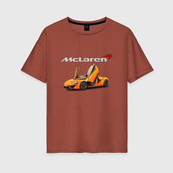 Женская футболка оверсайз McLaren Motorsport