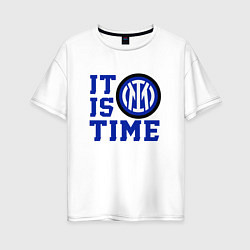 Женская футболка оверсайз It is Inter time