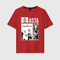 Женская футболка оверсайз Asta art