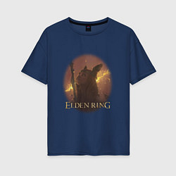 Женская футболка оверсайз Elden Ring ellips 1 Элден ринг