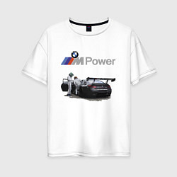 Женская футболка оверсайз BMW Motorsport M Power Racing Team