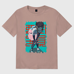 Футболка оверсайз женская Ordinary Person, цвет: пыльно-розовый