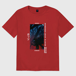 Женская футболка оверсайз Гатс art