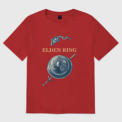 Футболка оверсайз женская Интересная игра, цвет: красный