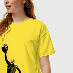 Футболка оверсайз женская Jordan - Dunk, цвет: желтый — фото 2
