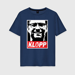 Женская футболка оверсайз Klopp