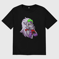 Женская футболка оверсайз Five Nights at Freddys Security Breach - Волчица Р