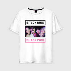 Женская футболка оверсайз BLACKPINK Lovesick Girls
