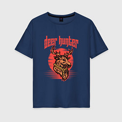 Женская футболка оверсайз Deer hunter