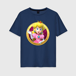 Женская футболка оверсайз Принцесса Персик Super Mario Video game