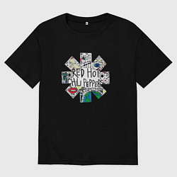 Женская футболка оверсайз RHCP - Really High & Crazy People