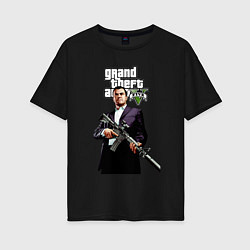 Женская футболка оверсайз GTA 5 Mafia
