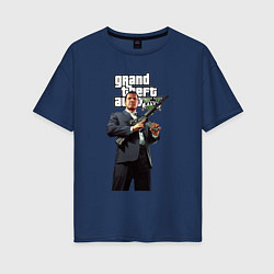 Женская футболка оверсайз GTA 5 Gangster