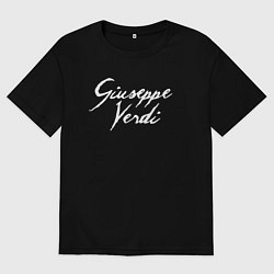 Женская футболка оверсайз Джузеппе Верди