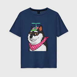 Женская футболка оверсайз NFT DOGE