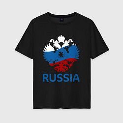 Женская футболка оверсайз Russia