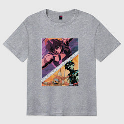 Женская футболка оверсайз Наранча Гирга из ДжоДжо