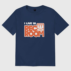 Женская футболка оверсайз Я живу в REC ROOM!