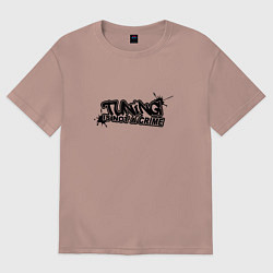 Женская футболка оверсайз Tuning is not a crime! Тюнинг - это не преступлени