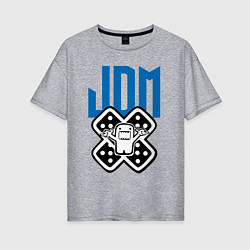 Женская футболка оверсайз JDM Japan Hero