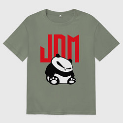 Женская футболка оверсайз JDM Panda Japan Симпатяга