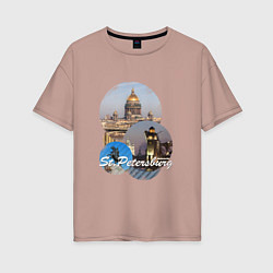 Женская футболка оверсайз Санкт-Петербург Россия