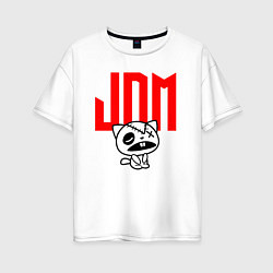 Женская футболка оверсайз JDM Kitten-Zombie Japan