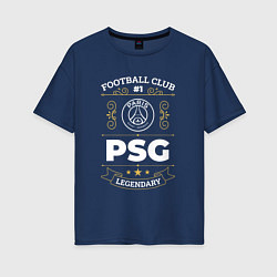 Женская футболка оверсайз PSG FC 1