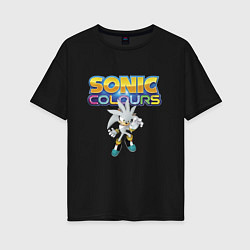 Женская футболка оверсайз Silver Hedgehog Sonic Video Game